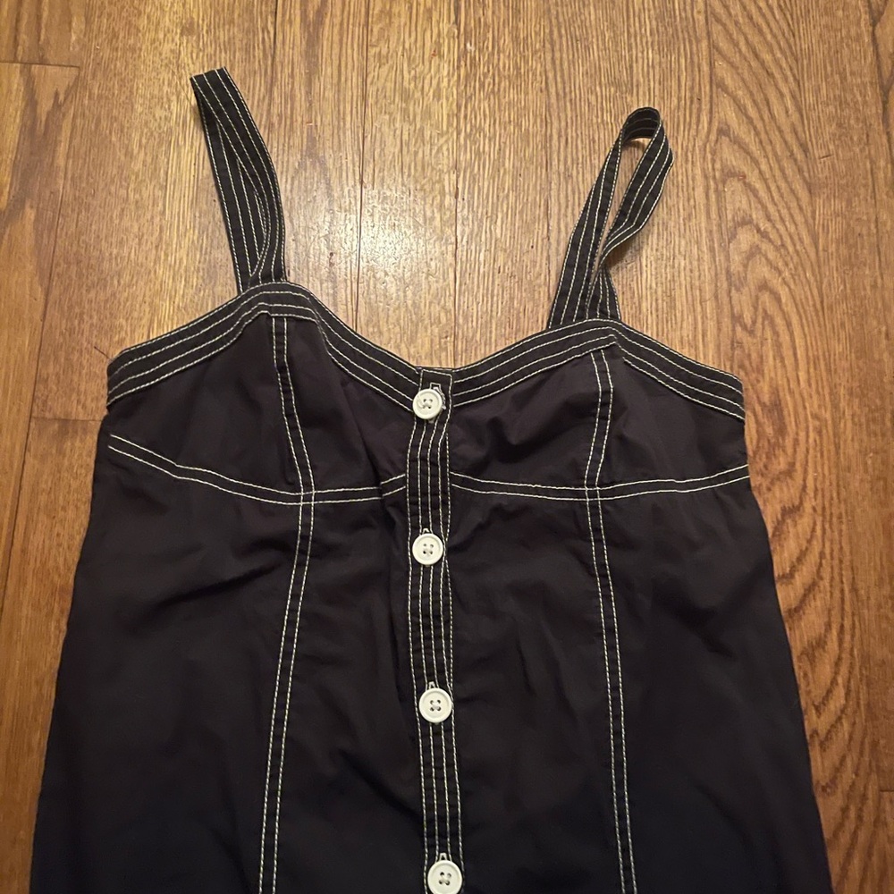 Urban outfitters Black Button-Down Midi Dress - Picture 3 of 5